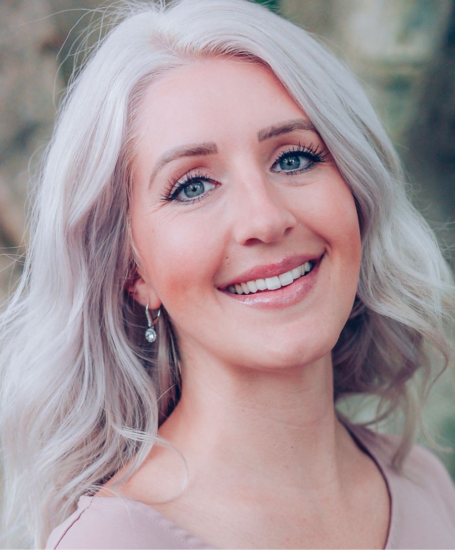 Branson Botox model smiling