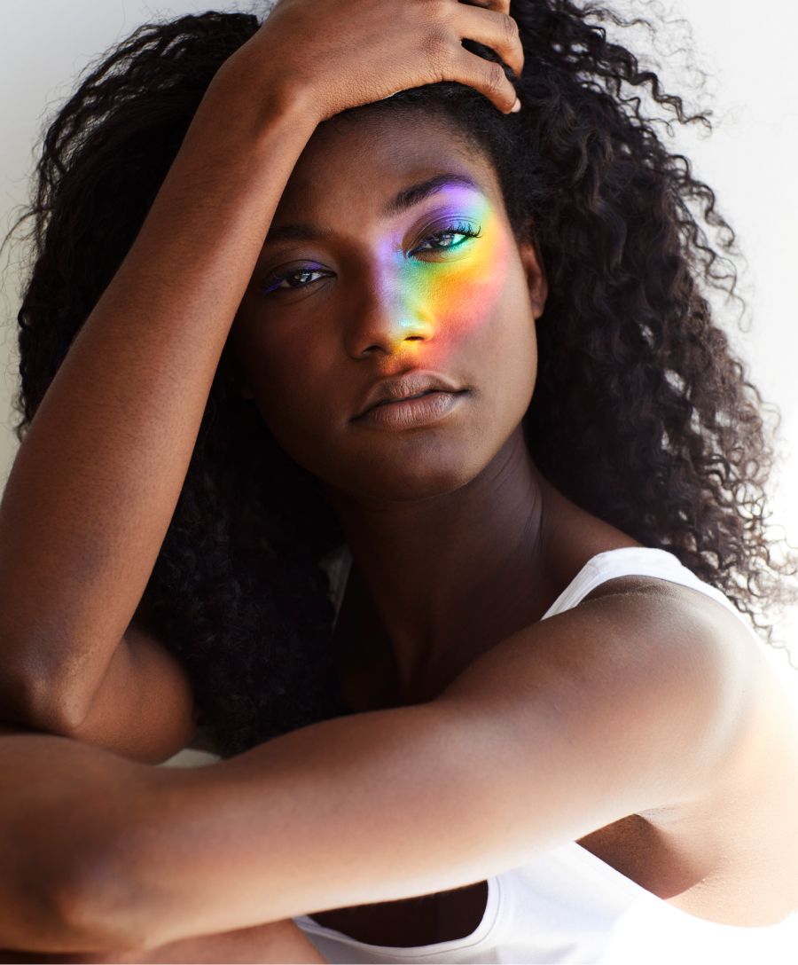 Branson laser hair removal model with black hair